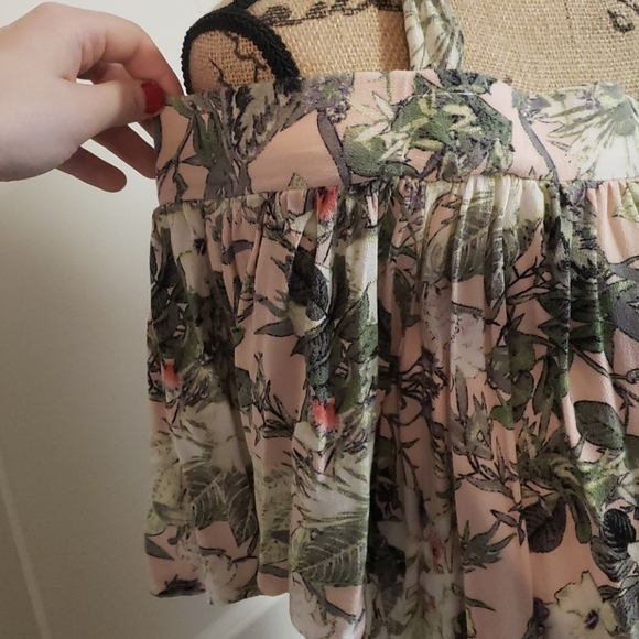 Long floral shirt, soft, light - Picture 2 of 6